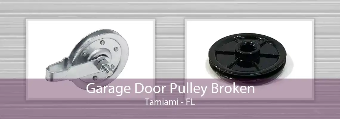 Garage Door Pulley Broken Tamiami - FL