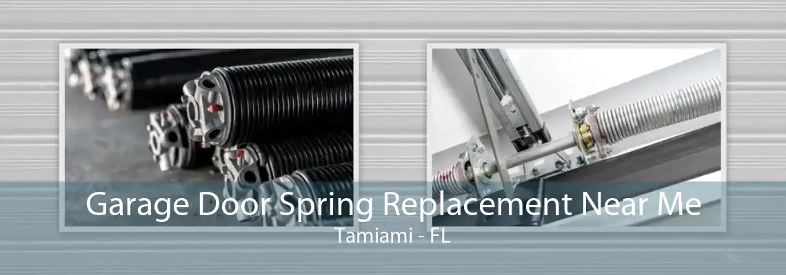 Garage Door Spring Replacement Near Me Tamiami - FL