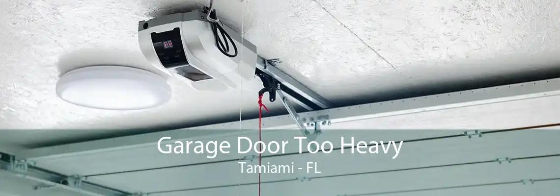 Garage Door Too Heavy Tamiami - FL