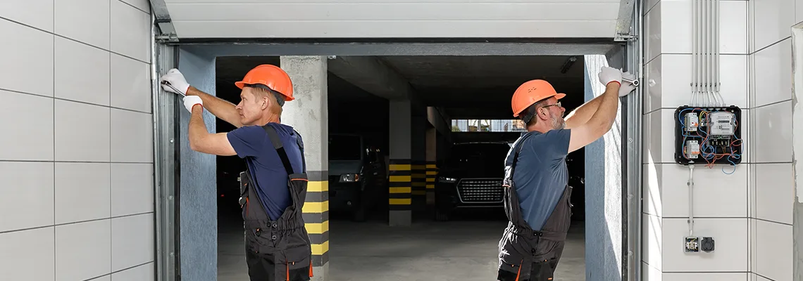 Wooden Garage Door Frame Repair in Tamiami, Florida